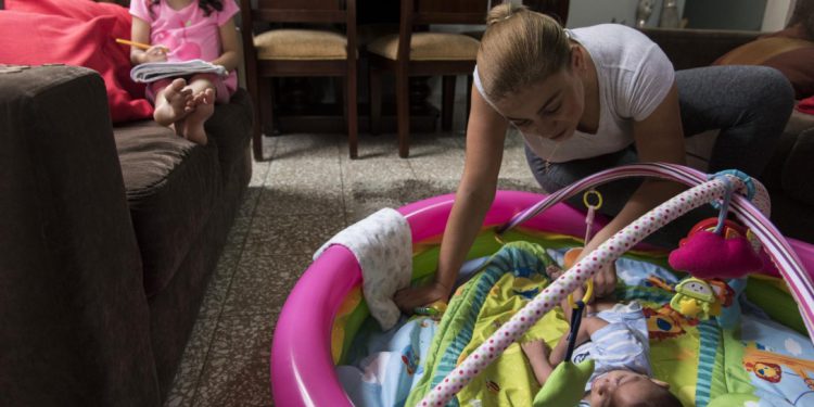 Madre Ocoa hijo Microcefalia