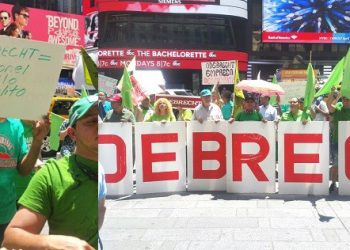 Piquete consulado NY odebeewcht