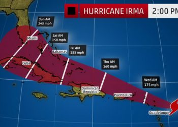 Irma se aleja de Puerto Rico y pisa los talones a RD