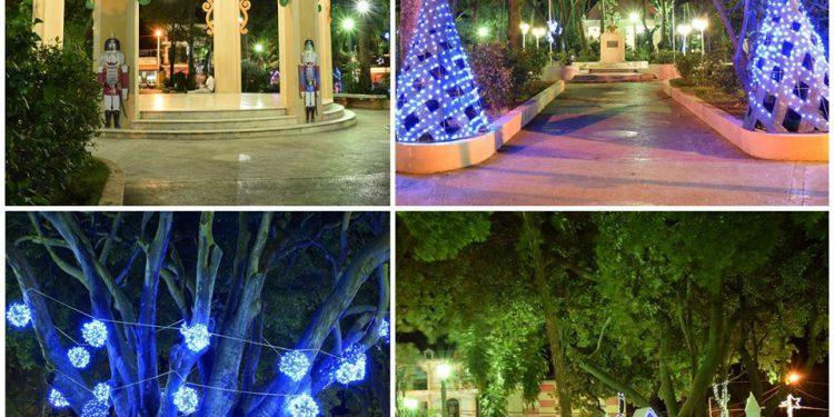 Parque de Ocoa decoarado 4 fotos