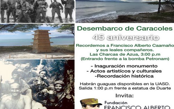 Caamañistas invitan acto conmemorativo Playa Caracoles