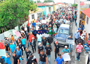 Caminata agricultores Ocoa La Horma