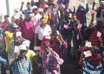 Haitianos vacunados por dipterias