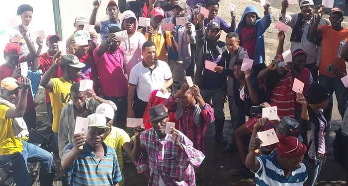 Haitianos vacunados por dipterias