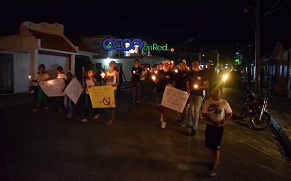 Marcha y encendido de velas Ocoa prodcutores Horma
