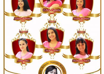 Reinas y su corte Sl 2018 afiche