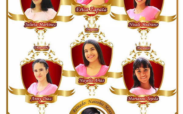 Reinas y su corte Sl 2018 afiche