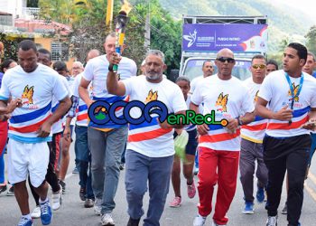 Antorcha juegos nacionales Ocoa 2018