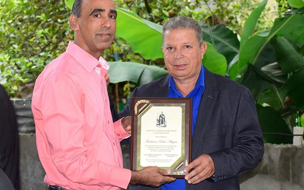 Danilo Ortiz recnocieminto PEdro Cienega