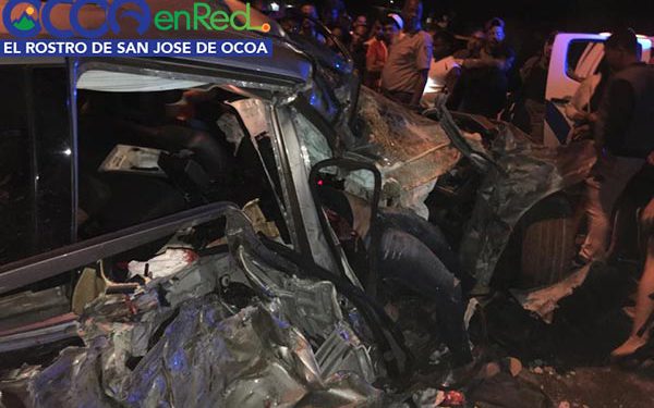 Accidnetes dos muertos padre billini 1 enero 2019