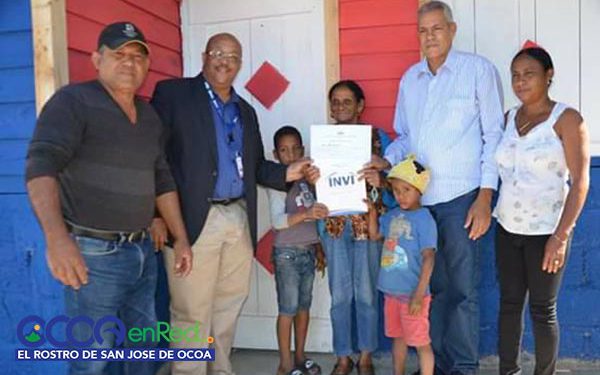 invi entrega viviendas en Ocoa