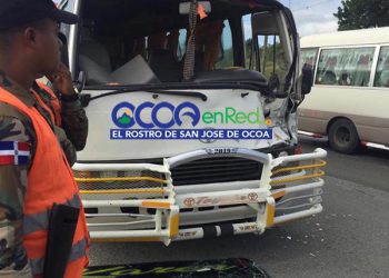 minibus Ocoa Santo Domingo accidnte 6 noviembre