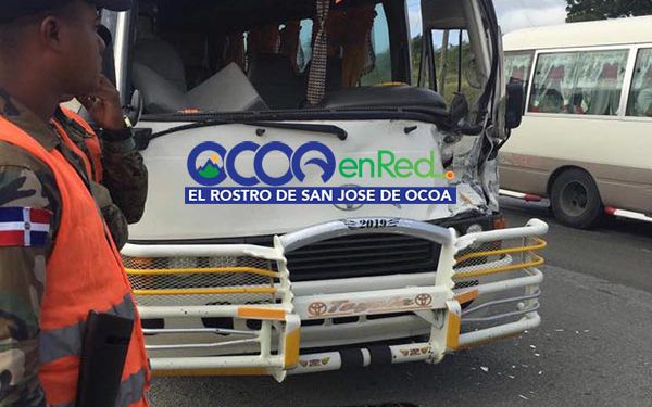 minibus Ocoa Santo Domingo accidnte 6 noviembre