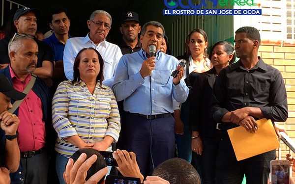 Educacion y ADP anuncia inicio trabajos Liceo Ocoa