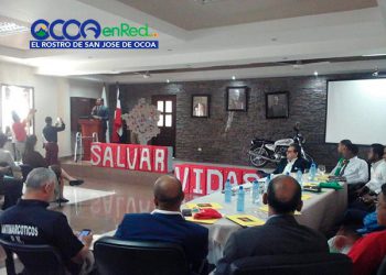 charla accidentes transitos Ocoa