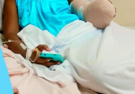 nina se recupera brazo