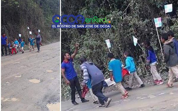 profesor y ninos Bocaina