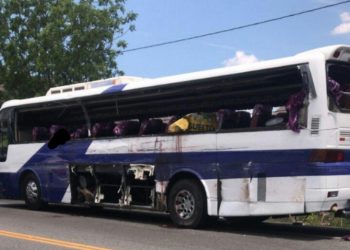 Minibus accidente Bani azua