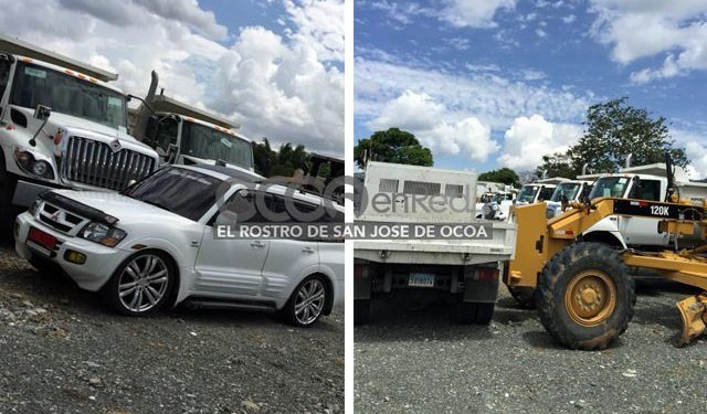 retien equipos al ministerio Agricutura en Rancho Arriba