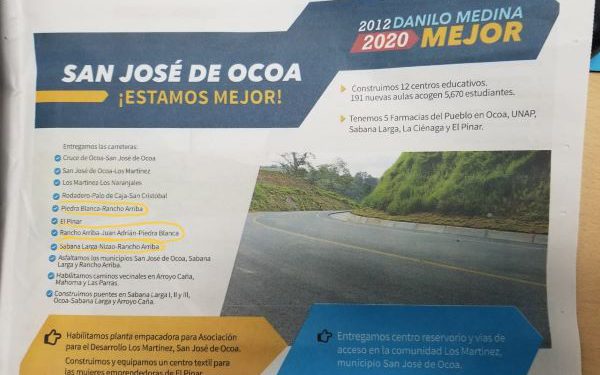 Obras en Ocoa peridico
