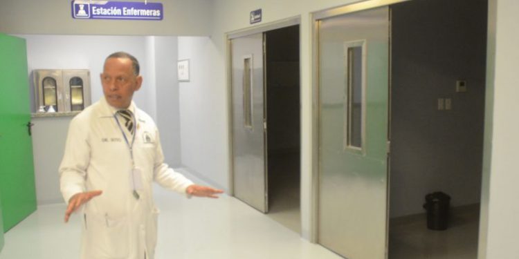 Sala aislamiento coronavirus MArcelino velez