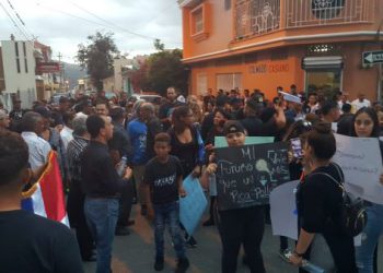 protesta pacifica Ocoa