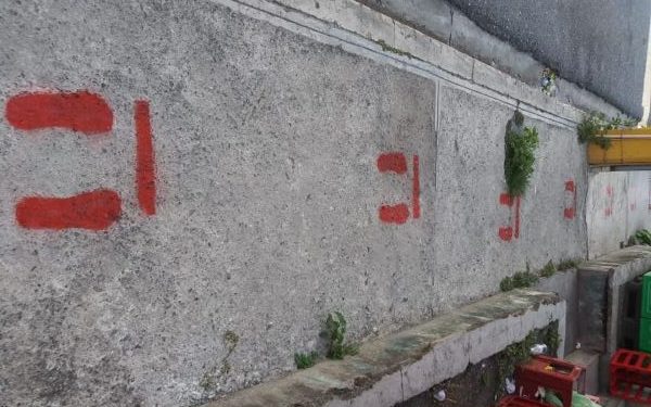 Alcaldía Ocoa y agrimensores marcan distanciamiento en establecimientos para evitar coronavirus