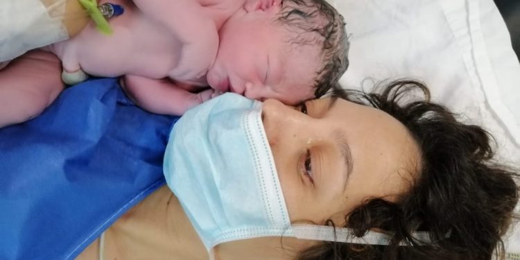 Ocoeña Esmeralda Mancebo: parir en medio del coronavirus