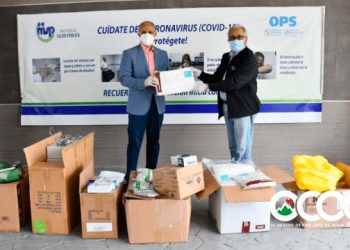 LEIDSA entrega insumos médicos a Salud Publica para apoyo contra coronavirus