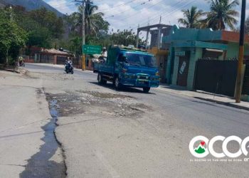 Piden intervención aérea deteriorada próximo a la salida Ocoa- Sabana Larga