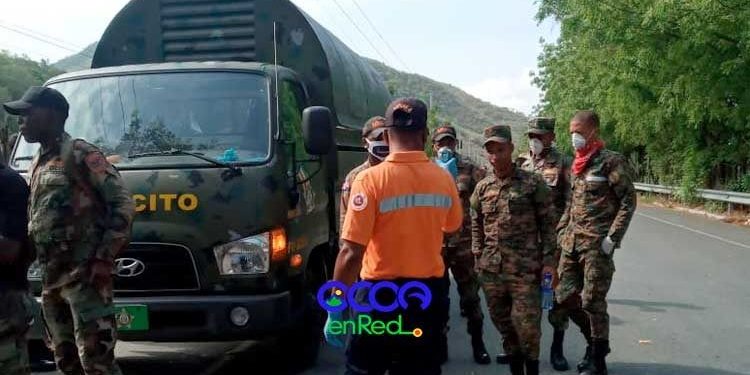 Retienen tropa del Ejercito Nacional en punto de control de Ocoa; sometidos a protocolo de salud