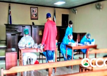 Dirección Provincial de Salud Ocoa realiza operativo pruebas rápidas de COVID-19 en tribunal