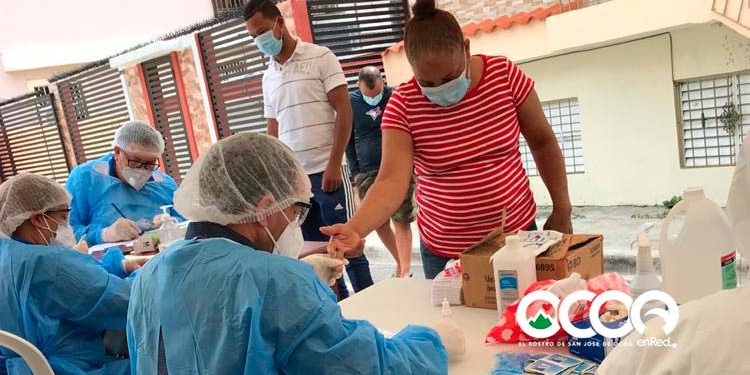 Más de 300 pruebas rápidas de COVID-19 se han realizados en  instituciones  y comunidades en Ocoa