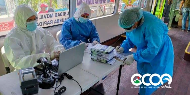 Salud Pública Ocoa ha realizado 357 pruebas PCR  y 15% son positivas