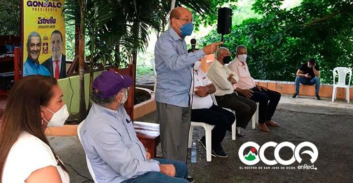 Temístocles Montás dirige asamblea en Ocoa y llama a trabajar sin descanso y hacer contacto con la gente