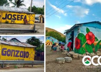 Arte Político invade casitas en La Vuelta de la Paloma