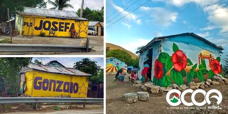 Arte Político invade casitas en La Vuelta de la Paloma