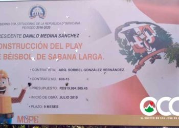 Arquitecta: “Esperamos el pago de cubicaciones para reiniciar trabajos en pley de sóftbol Sabana Larga”