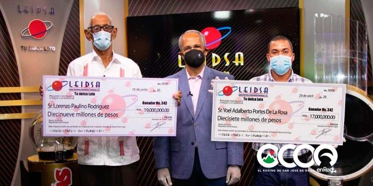 LEIDSA entrega 36 millones de pesos a dos nuevos millonarios