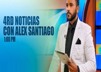 Alex Santiago en la primera emisión de 4rdnoticias por Certv