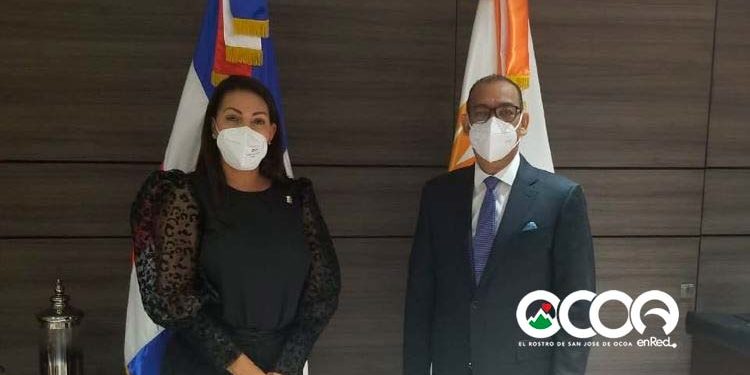 Diputada y ministro Obras Publicas tratan los 12 kilómetros Ocoa-Rancho Arriba