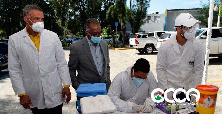 Regional de Salud Valdesia realiza operativo de pruebas rápidas y PCR, en provincia San José Ocoa