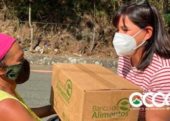 Banco de Alimentos de RD entrega cajas de alimentos en sectores de Ocoa