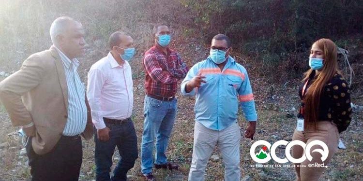 EDESUR supervisa trabajos de electrificación en comunidades de San José de Ocoa