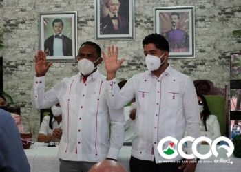 Johan Núñez presidente del Concejo Regidores de Sabana Larga