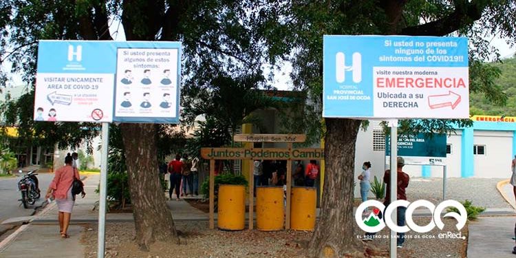 Las 10 camas para COVID en Ocoa están ocupadas; tres fallecidos en una semana