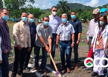 Alcalde Alcedo de los Santos inicia su obra cumbre en Rancho Arriba