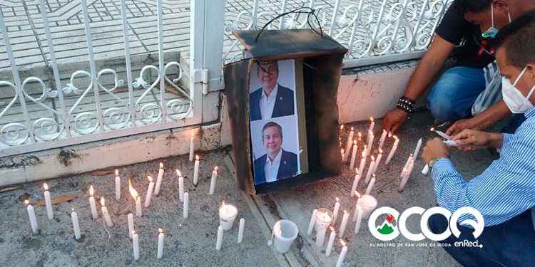 VIDEO: Encienden velas en contra de desalojo Valle Nuevo-Ocoa