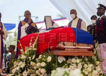 Sepultan al asesinado presidente de Haití, Jovenel Moise