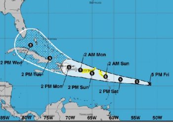 Ocoa en alerta verde por lluvias, COE coordina acciones ante posible paso de disturbio tropical